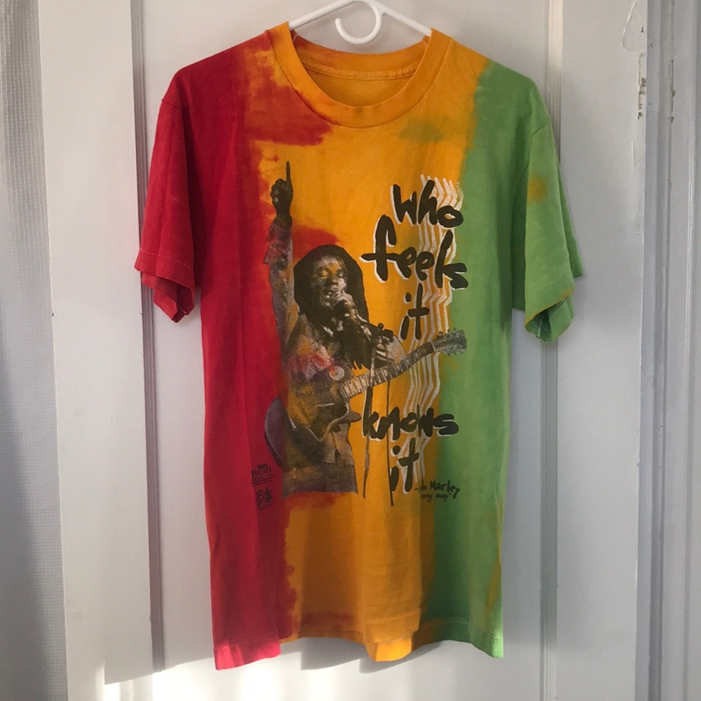 Vintage Bob Marley, Tie-Dye, Medium